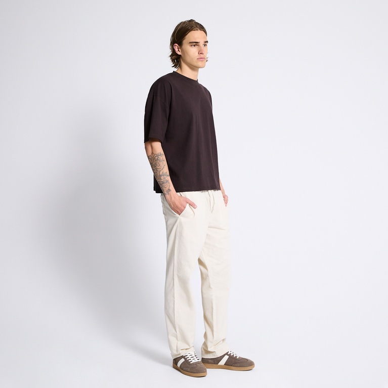 Linen blend pants "Ludvig" Light Beige